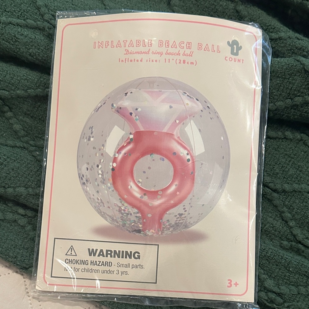 Inflatable Diamond Ring Beach Ball
